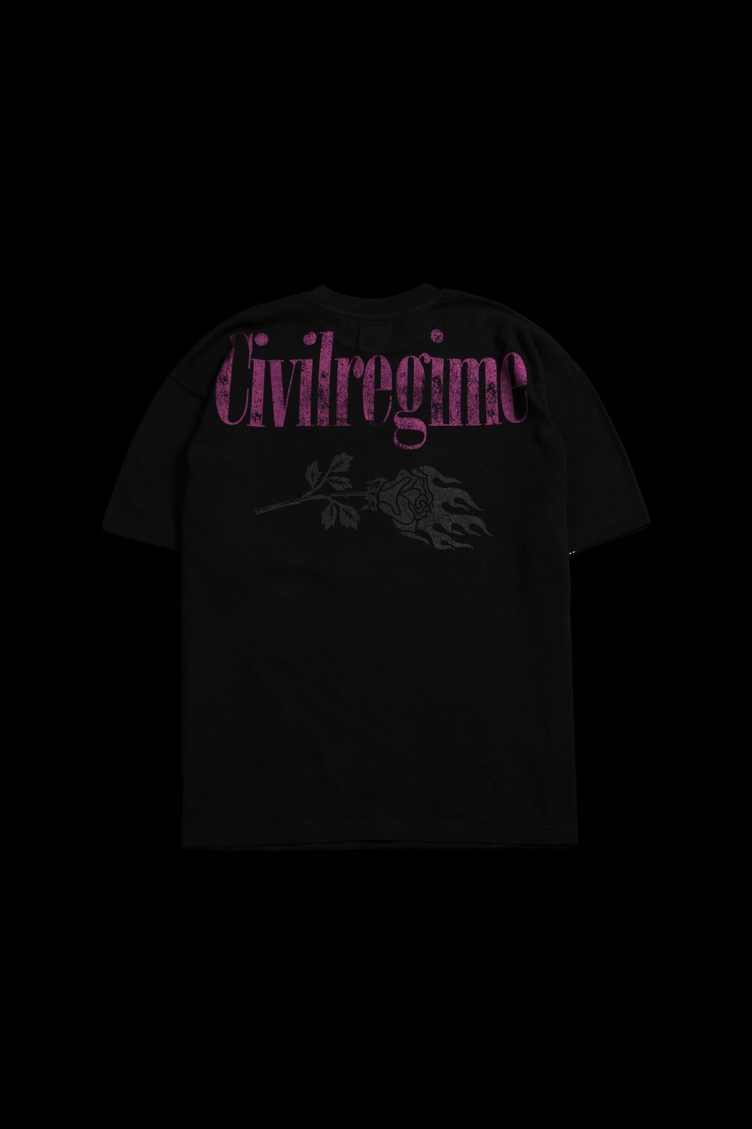 XOXO LIV American Classic Oversized Tee in Black