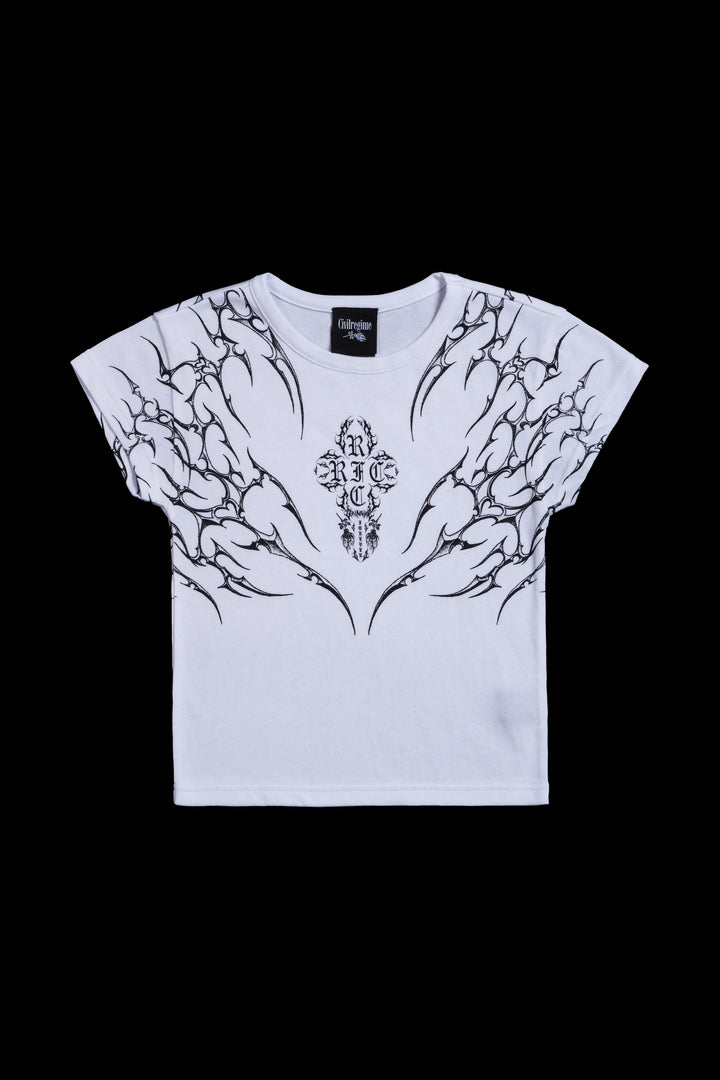 Forever Civil Baby Tee in White