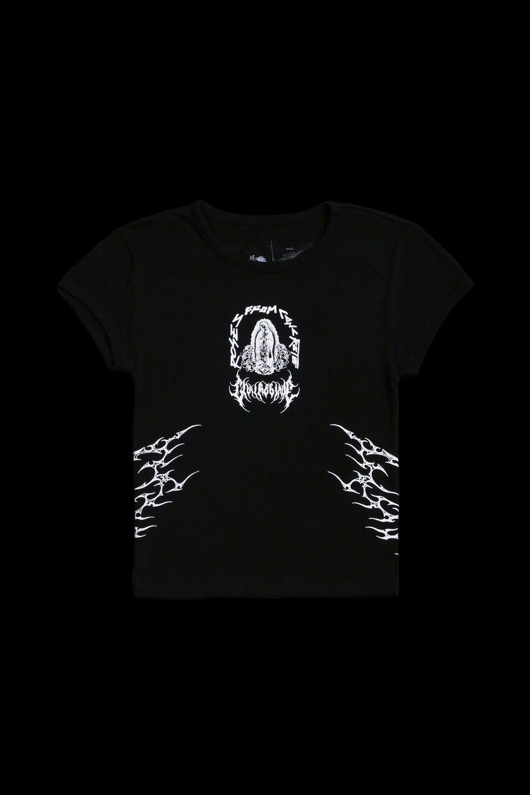 Chingona AF Baby Tee in Black