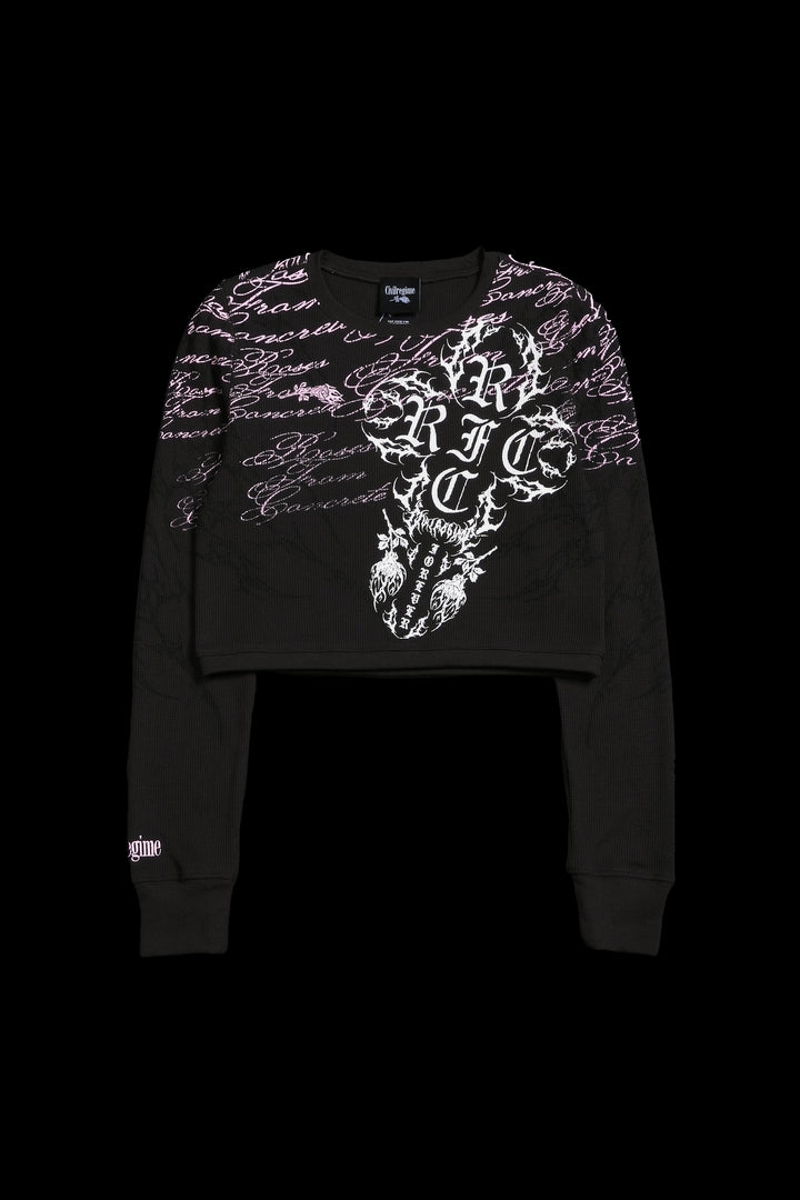 Civil Cross Crop Waffle Thermal in Brown