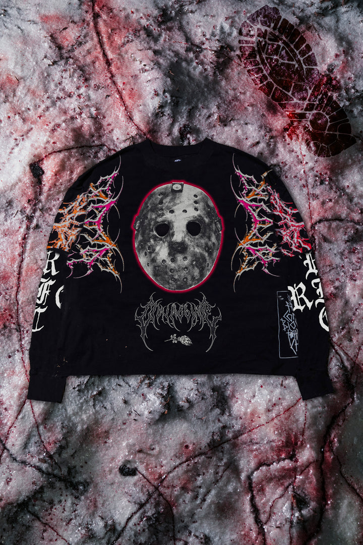 Crystal Lake County Layered Twofer in Black