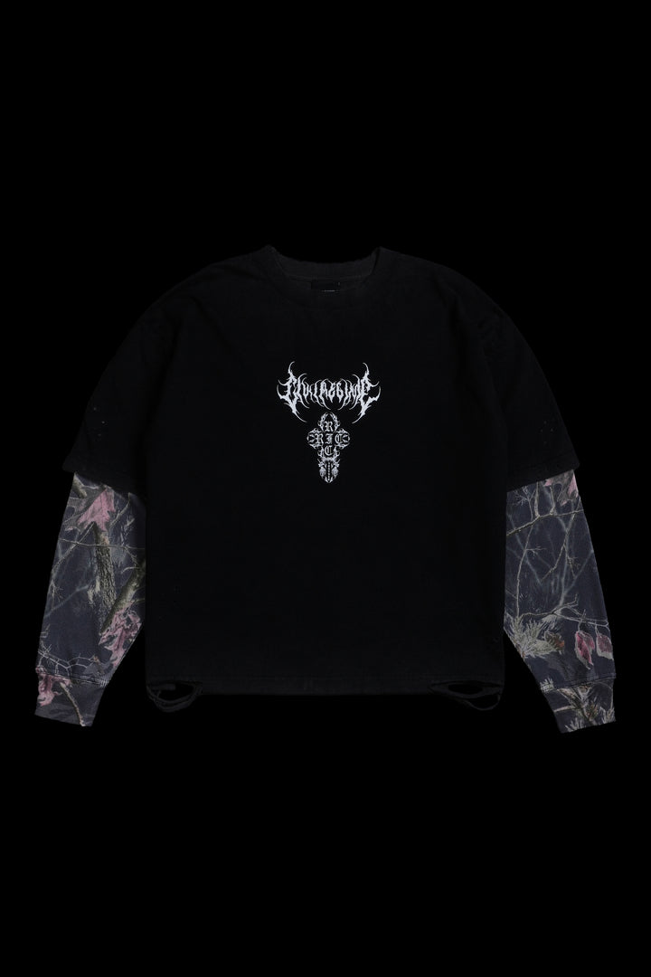 Reaper Blooming FMR Distressed Twofer in Vintage Black/Bankai Camo