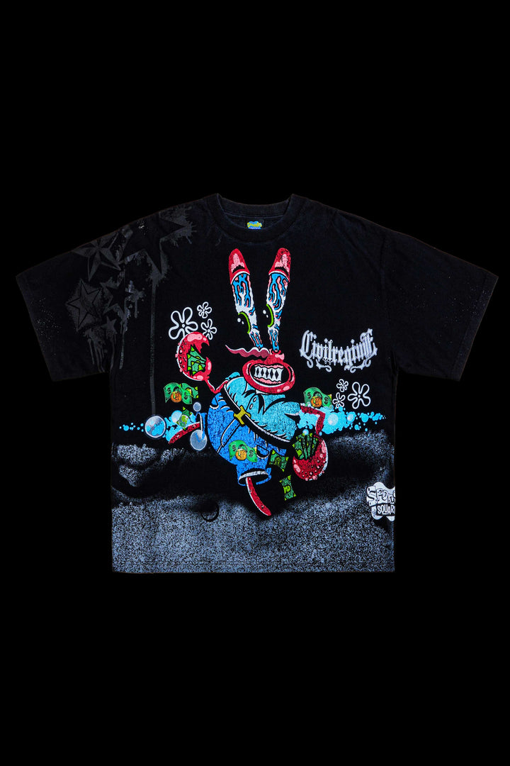 Spongebob Side By Side 199X Tee "Box Set" in Vintage Black