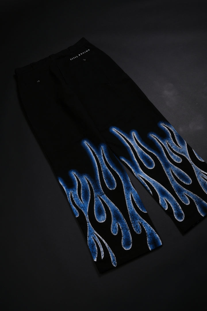 Latino Blue Heat Blue Collar Pants in Black