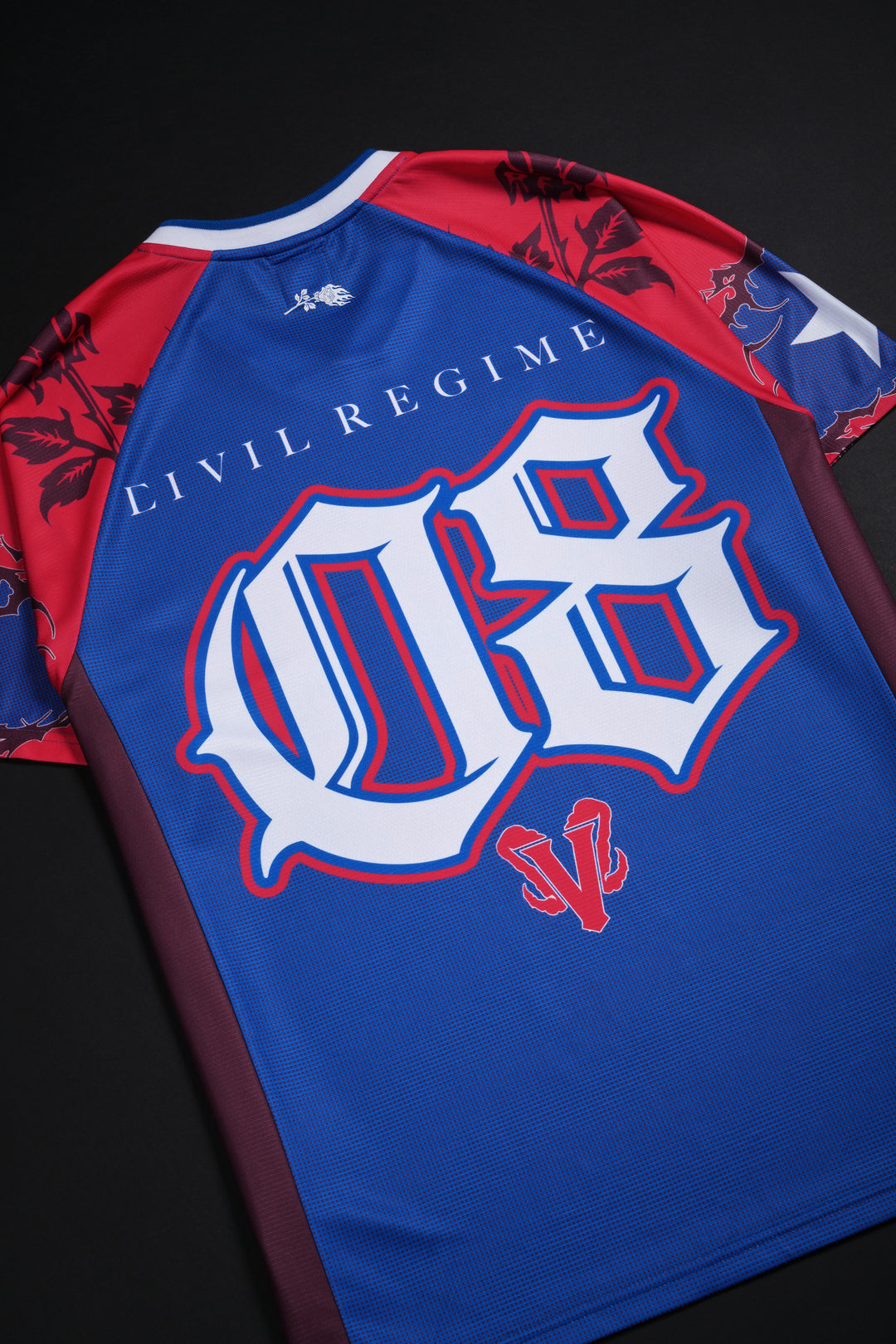 Steph Soccer Jersey in Equestrian Red