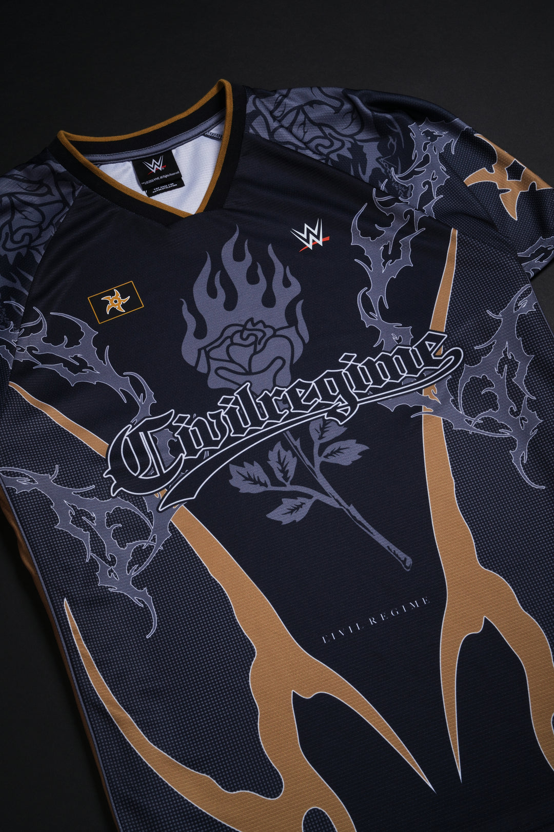 Penta Soccer Jersey in Black