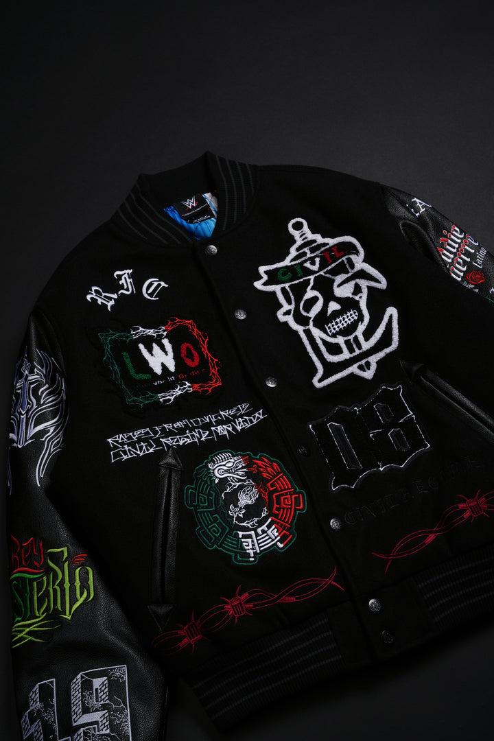 LWO Letterman Jacket in Black