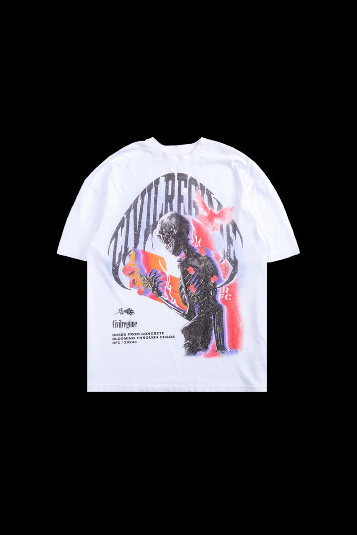 Ultra Bloom Reap American Classic Oversized Tee in White