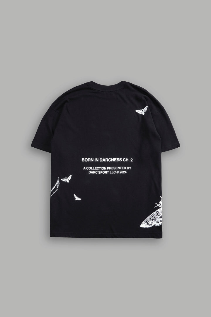 Bane "Side By Side" Oversized Tee in Black