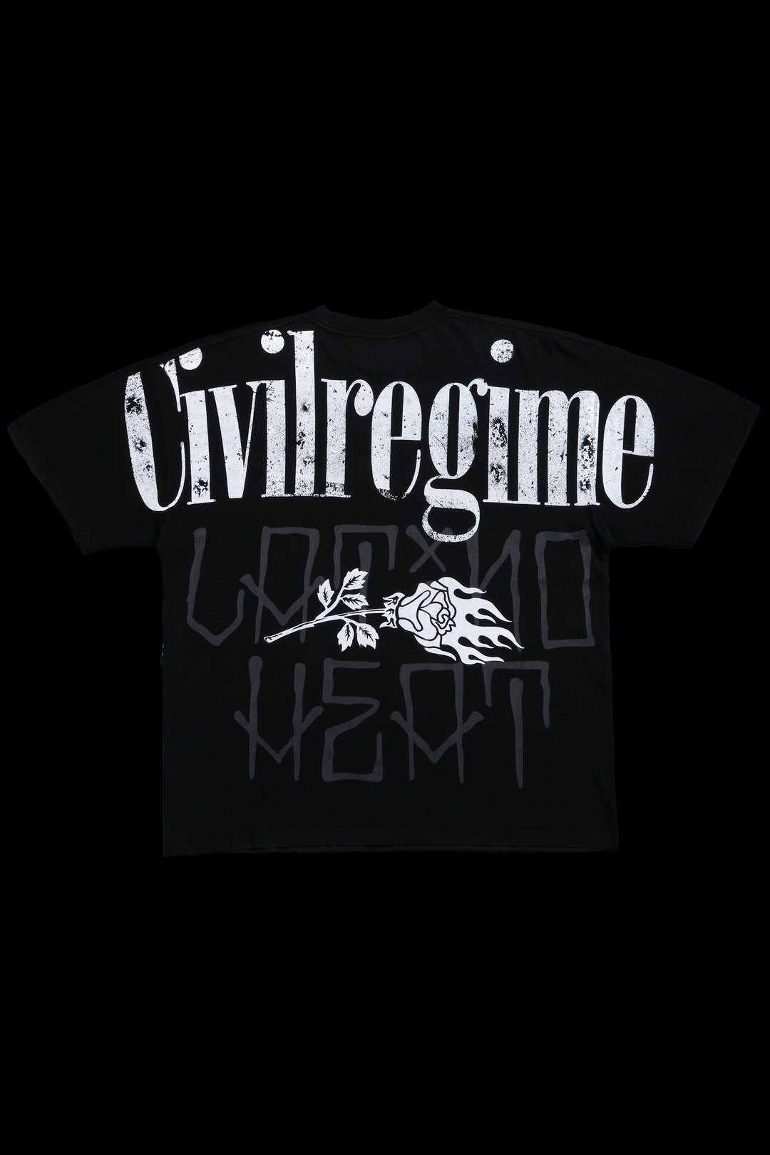 Viva Guerrero American Classic Oversized Tee in Vintage Black
