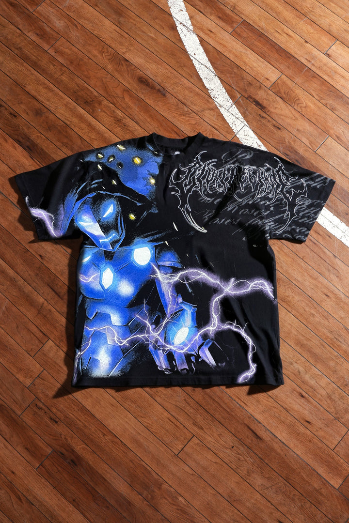 Iron Will American Classic Oversized Tee in Black