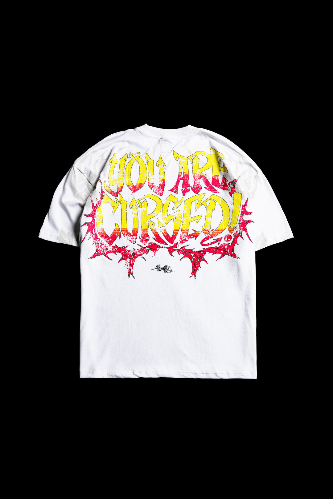 You Are Cursed American Classic Oversized Tee in Butter