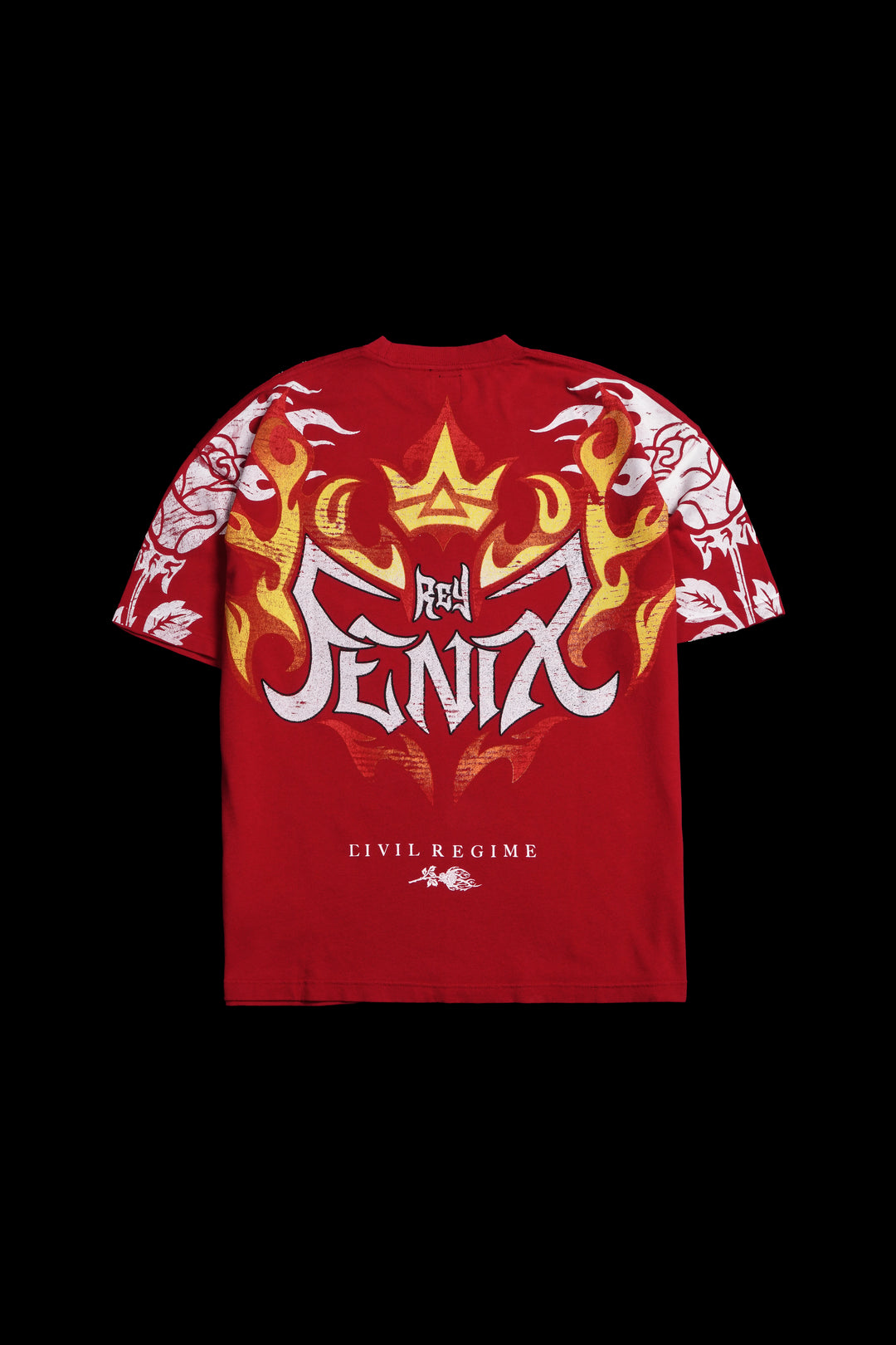Fenix In Flames American Classic Oversized Tee in Equestrian Red