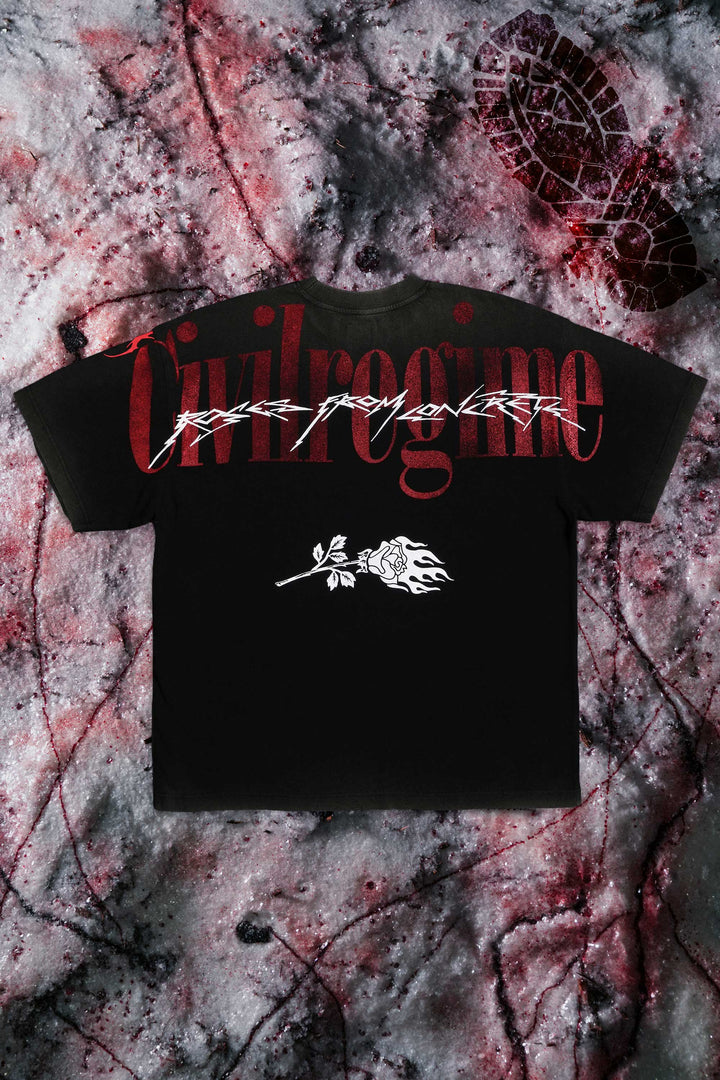 A Nightmare On Elm Street American Classic Oversized Tee in Vintage Black