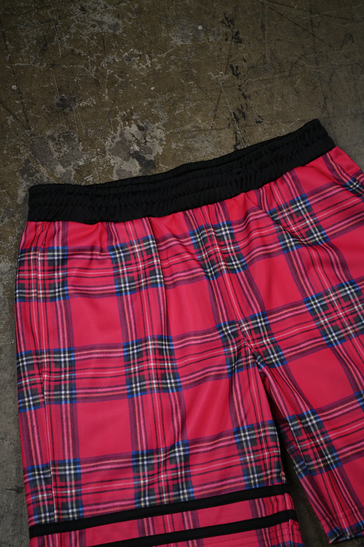Full Of Scars Soccer Shorts in Equestrian Red