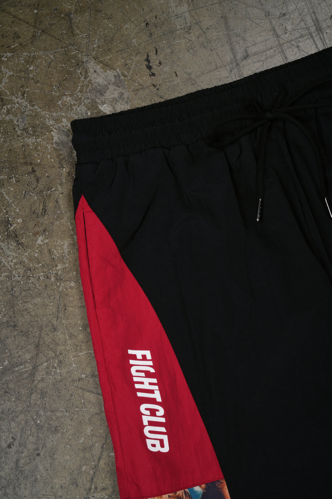 Repent Track Pants in Black/All Over Print