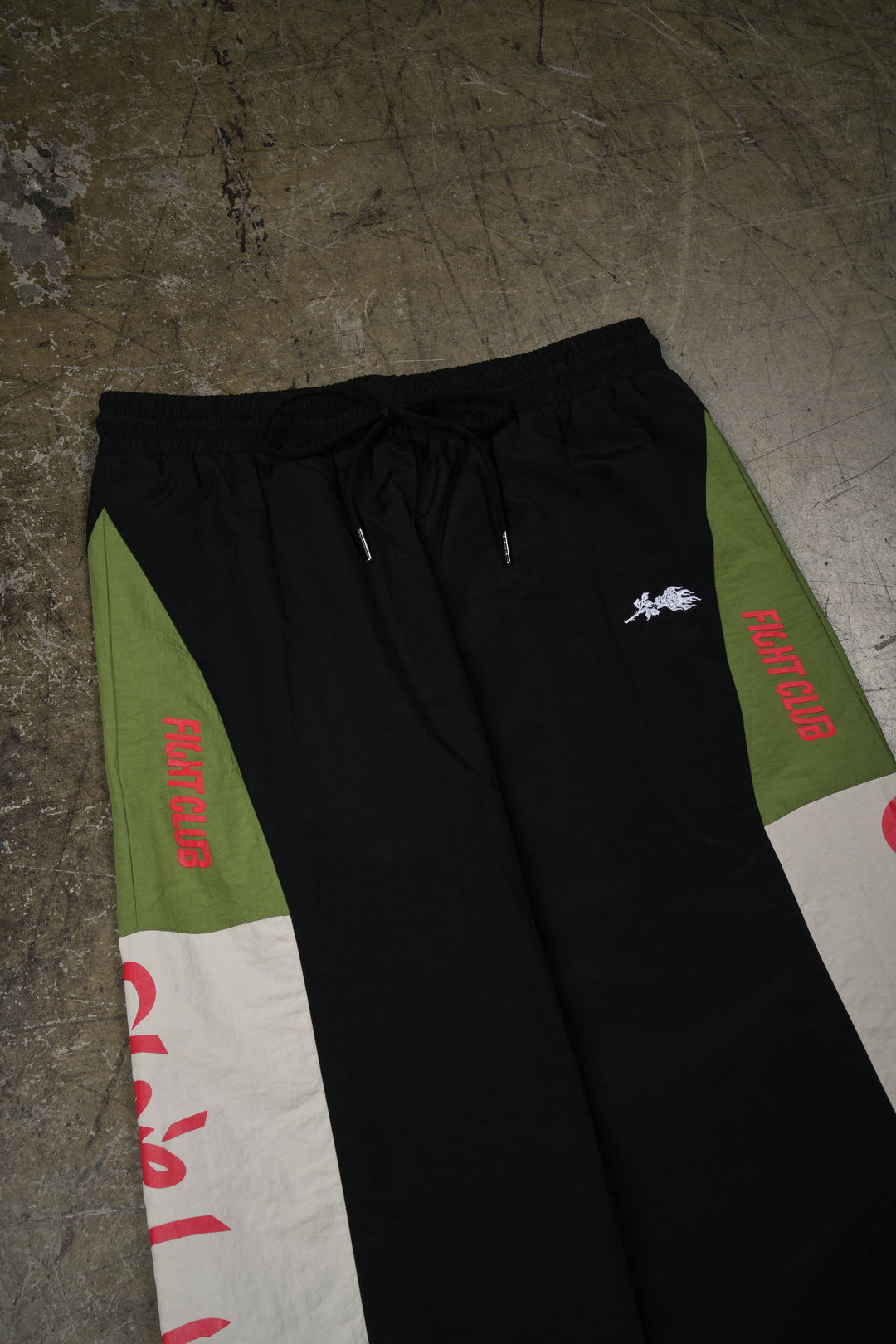 More Pain More Gain Track Pants in Black/All Over Print