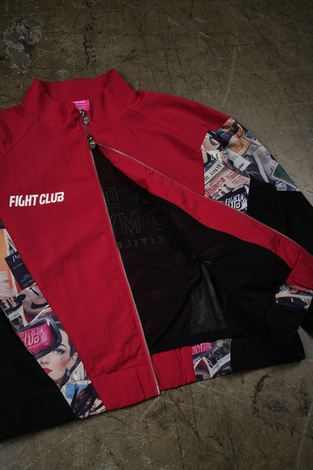 Repent Track Jacket in Red