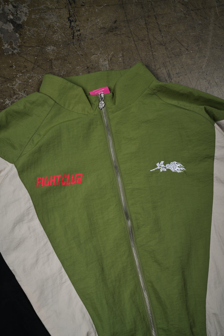 More Pain More Gain Track Jacket in Green