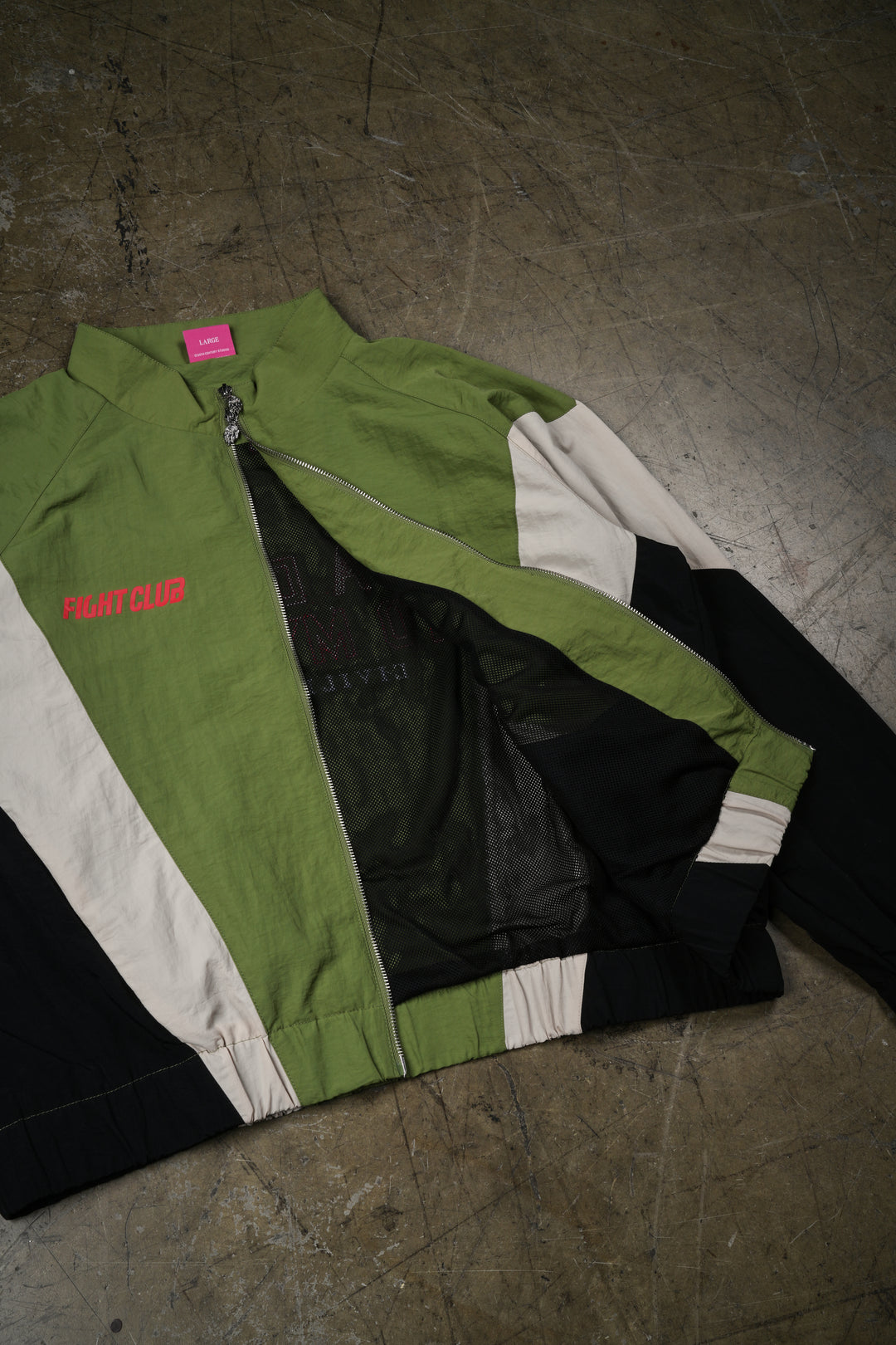 More Pain More Gain Track Jacket in Green
