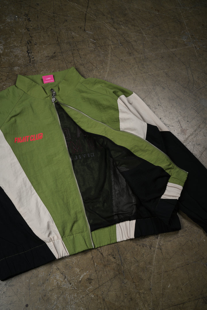 More Pain More Gain Track Jacket in Green