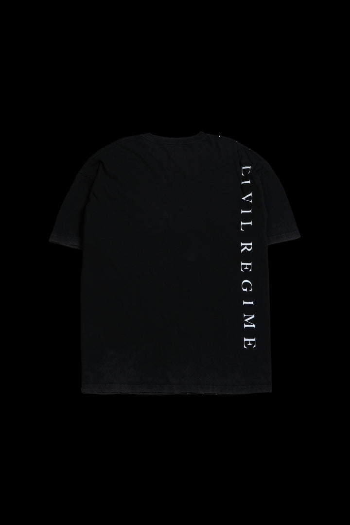 RFC Elegant Script American Classic Oversized Tee in Black