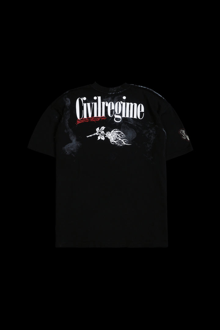 Civil Vaquera American Classic Oversized Tee in Black