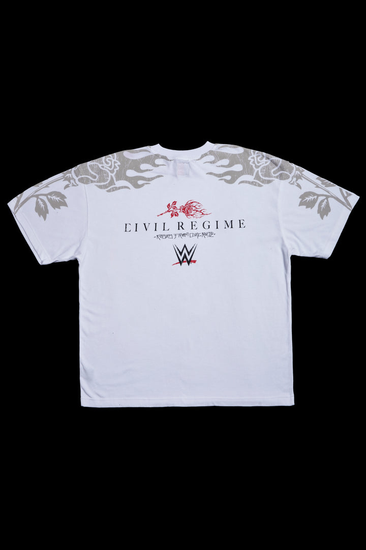 World Order American Classic Oversized Tee in White