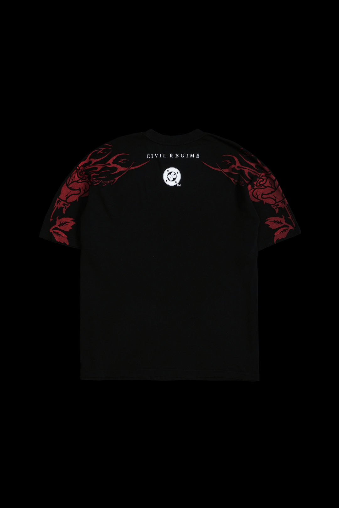 Gotham's Reflection American Classic Oversized Tee in Black