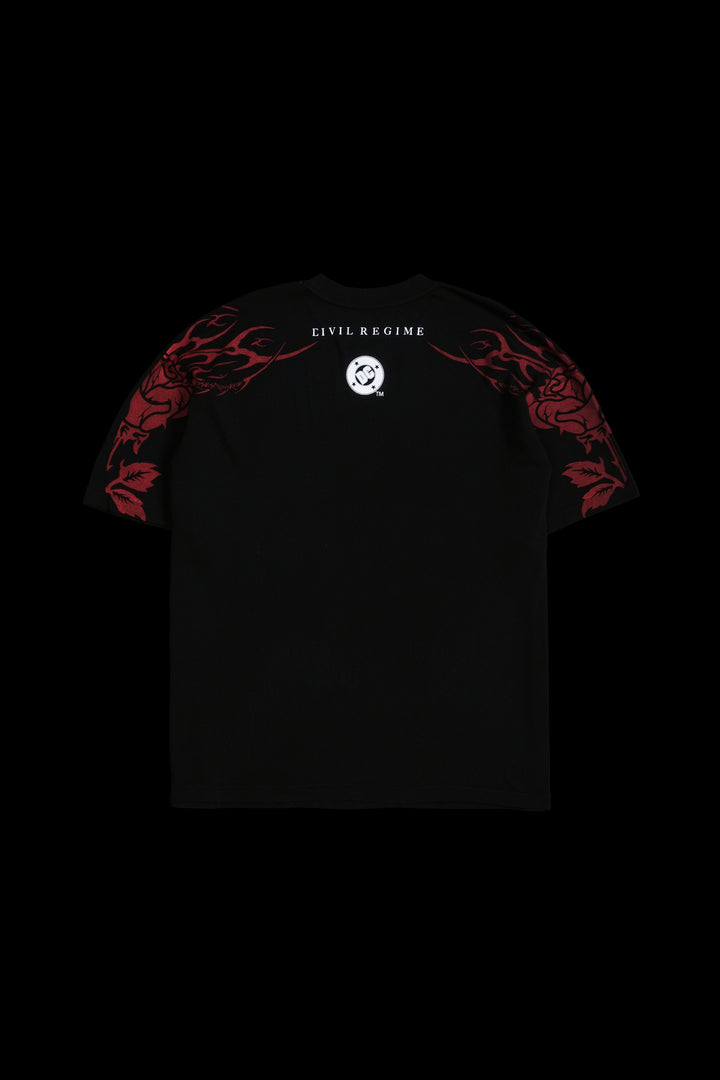 Gotham's Reflection American Classic Oversized Tee in Black