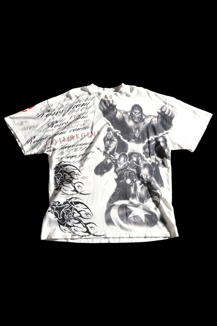 Avengers Uprise American Classic Oversized Tee in Butter