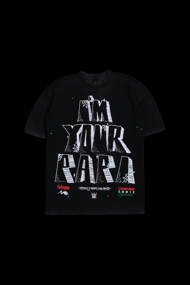 I'm Your Papi American Classic Oversized Tee in Vintage Black
