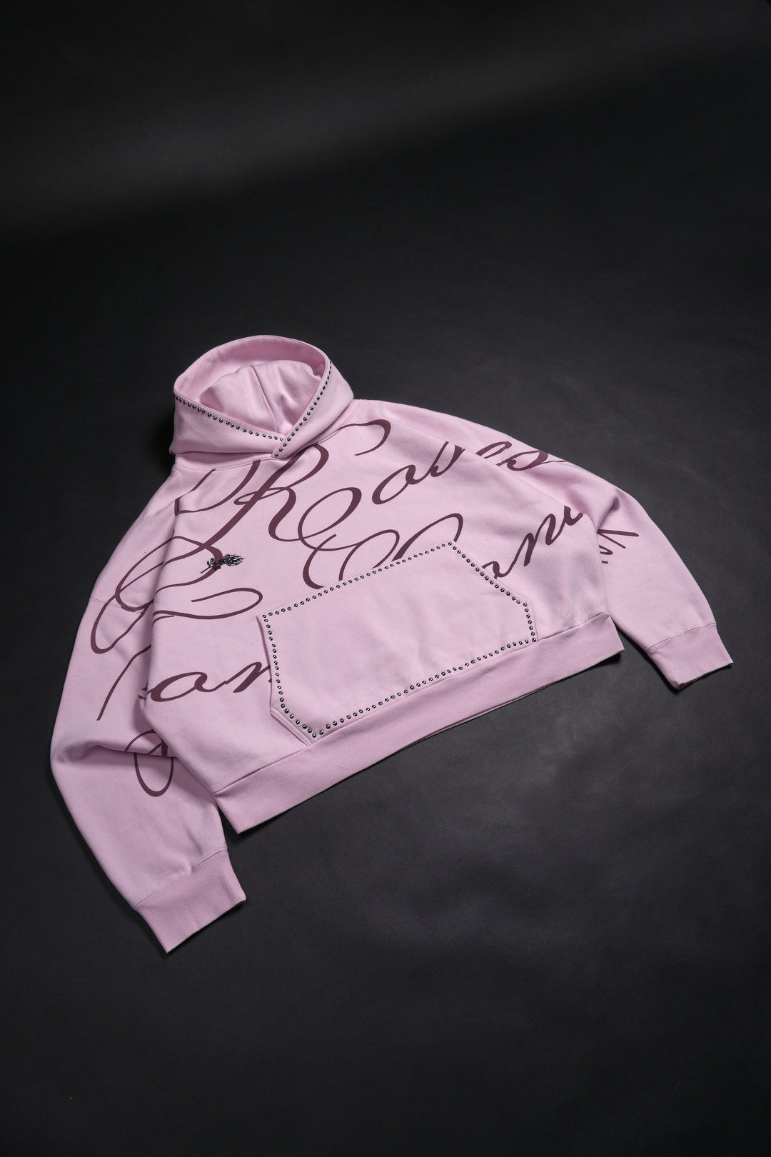 Wickedly Sweet Odin Hoodie in Sun Faded Baby Pink
