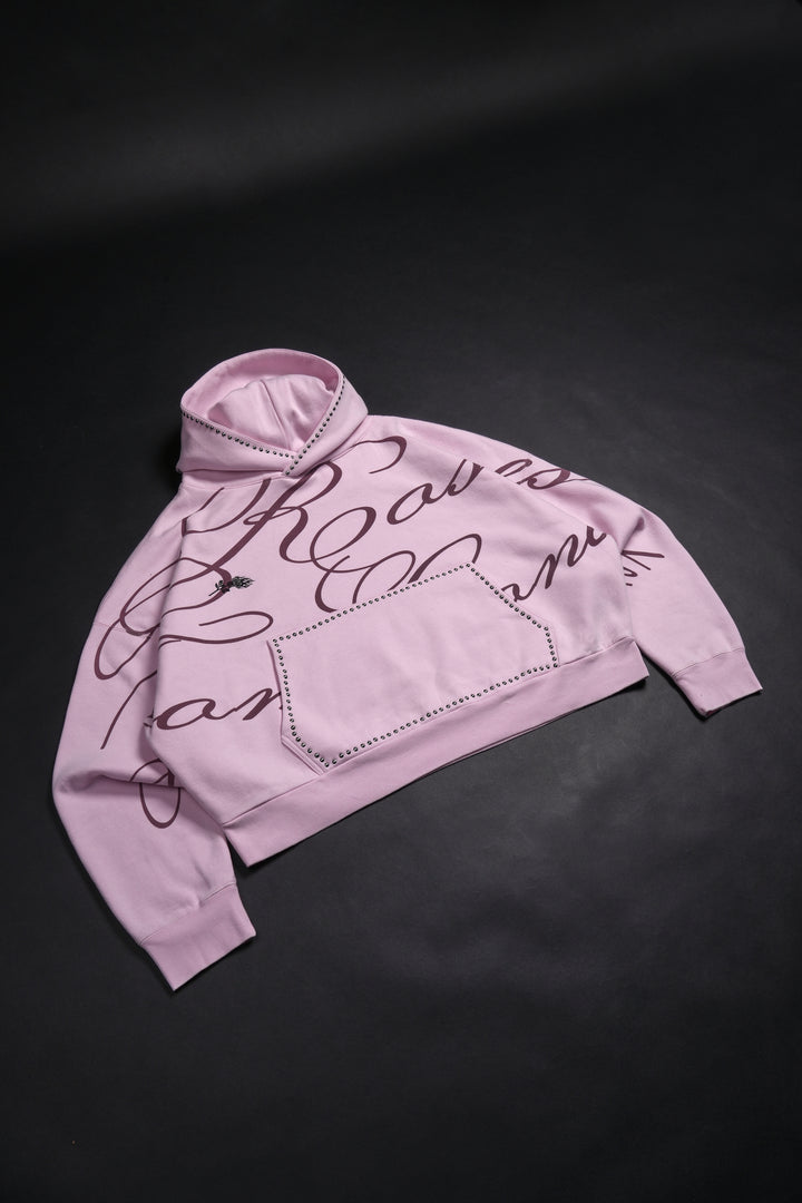 Wickedly Sweet Odin Hoodie in Sun Faded Baby Pink