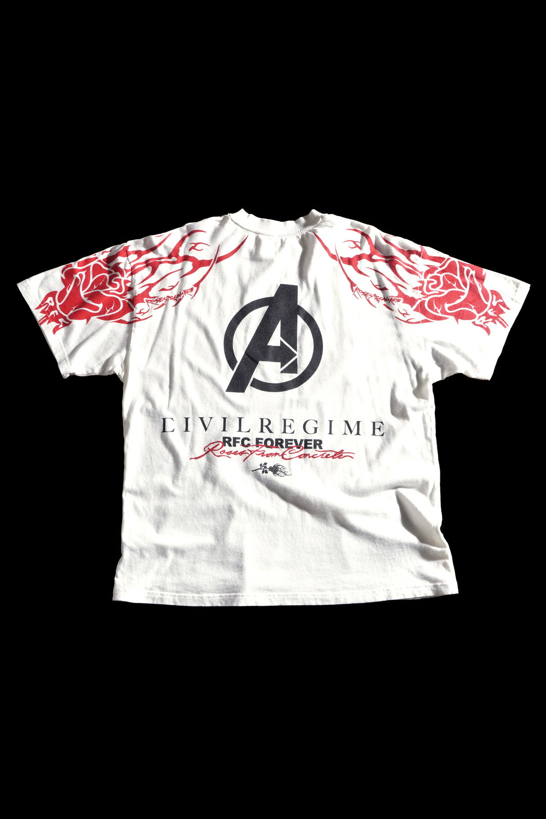 Avengers Uprise American Classic Oversized Tee in Butter