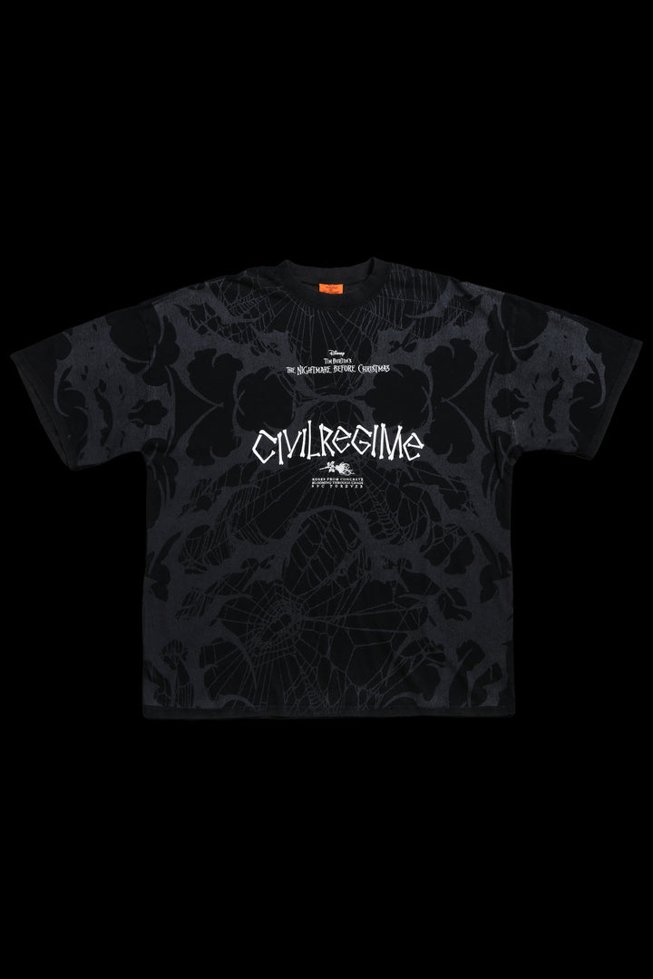 Master Of Fright American Classic Oversized Tee in Vintage Black