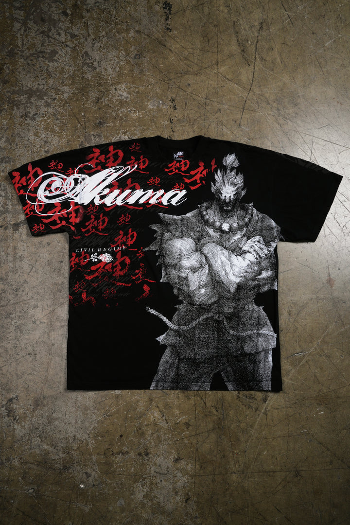 Master Of The Fists American Classic Oversized Tee in Black