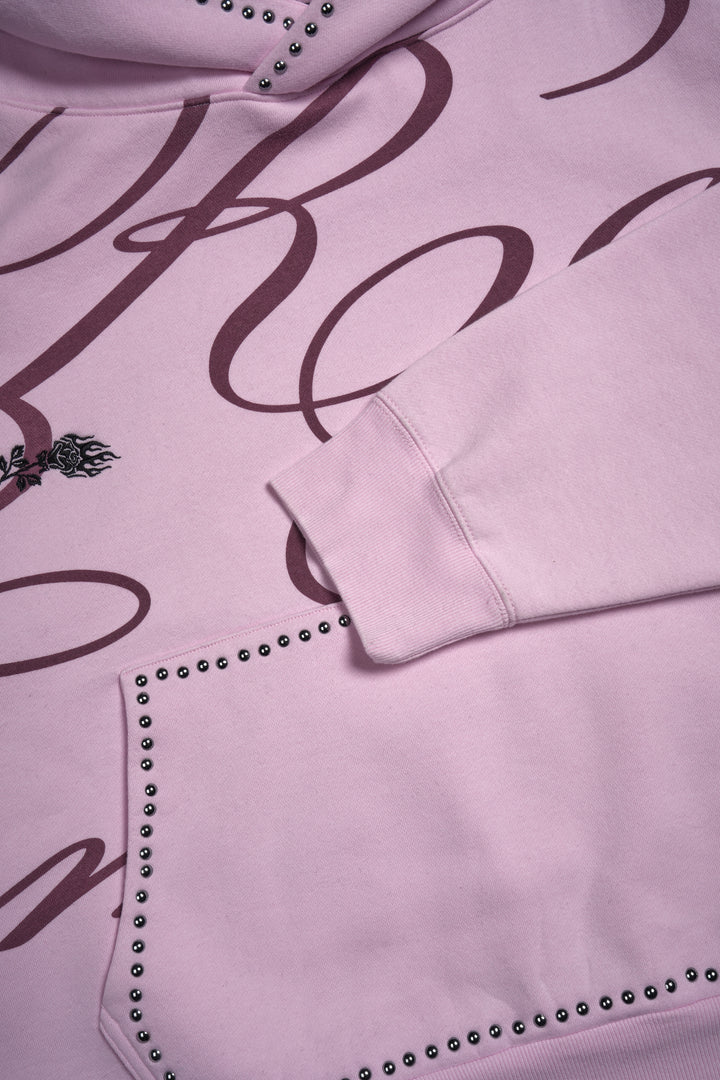 Wickedly Sweet Odin Hoodie in Sun Faded Baby Pink