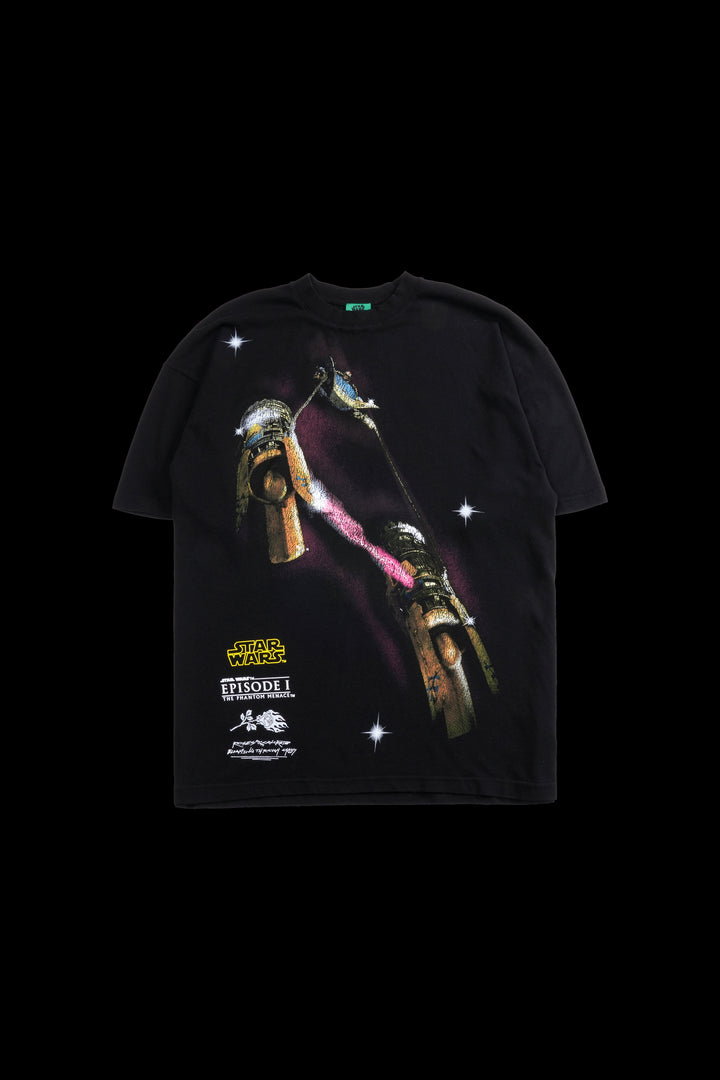 Pod Wars American Classic Oversized Tee in Black
