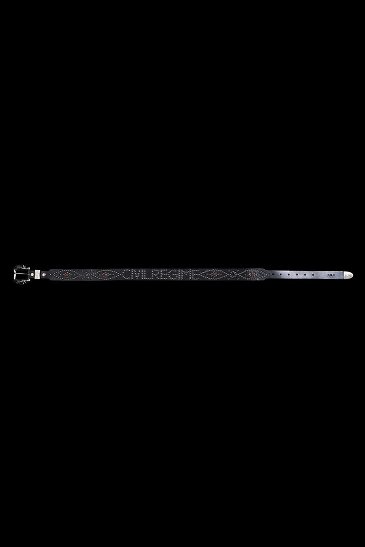 Concrete Rose Civil Steel Noir Belt in Black