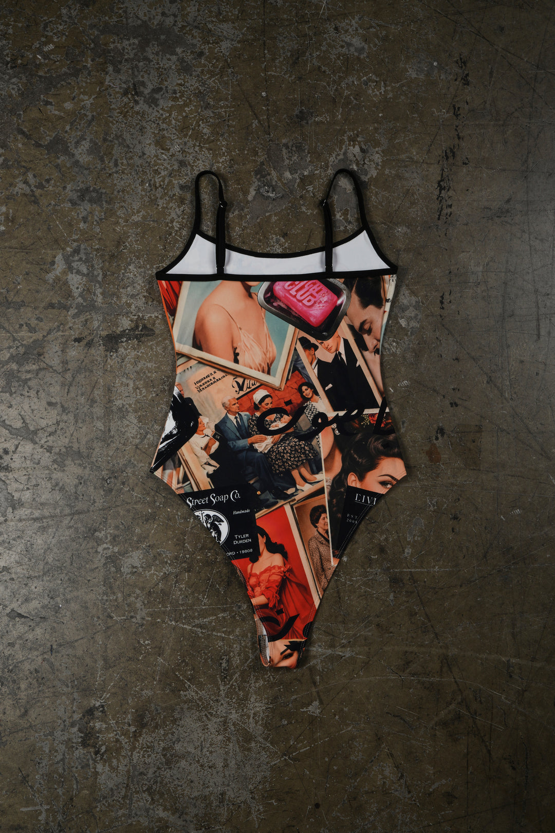 Glamorous Issues Pookie Cami Bodysuit in All Over Print