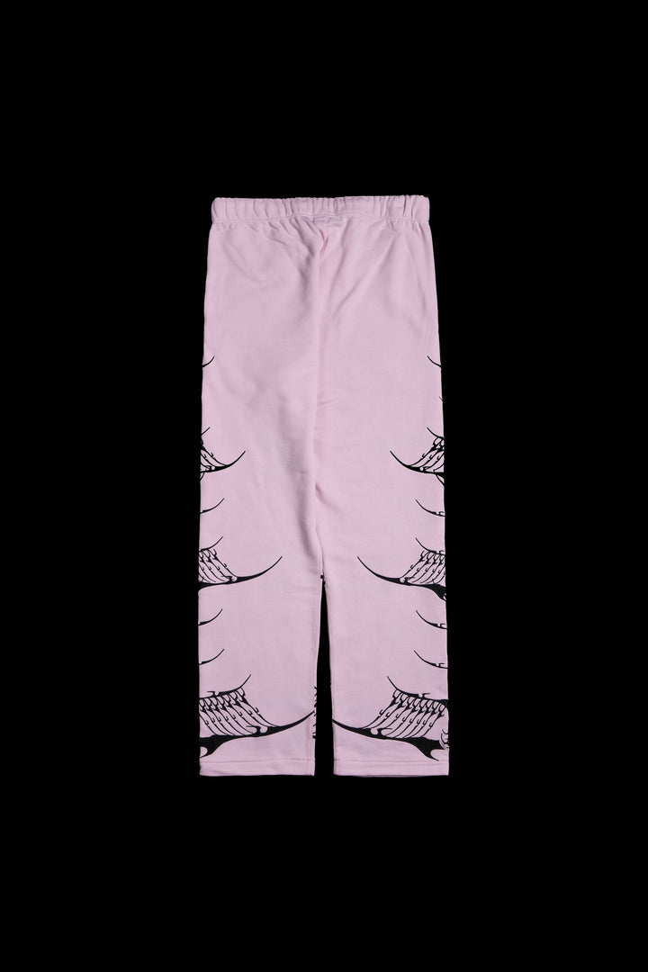 Bankai Brigade Wide Leg Pants in Baby Pink