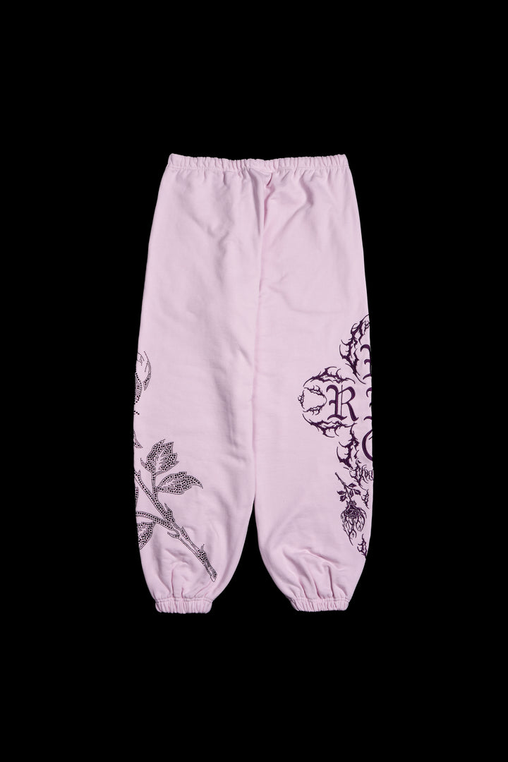 Stone Empire Lounger Sweat Pants in Baby Pink