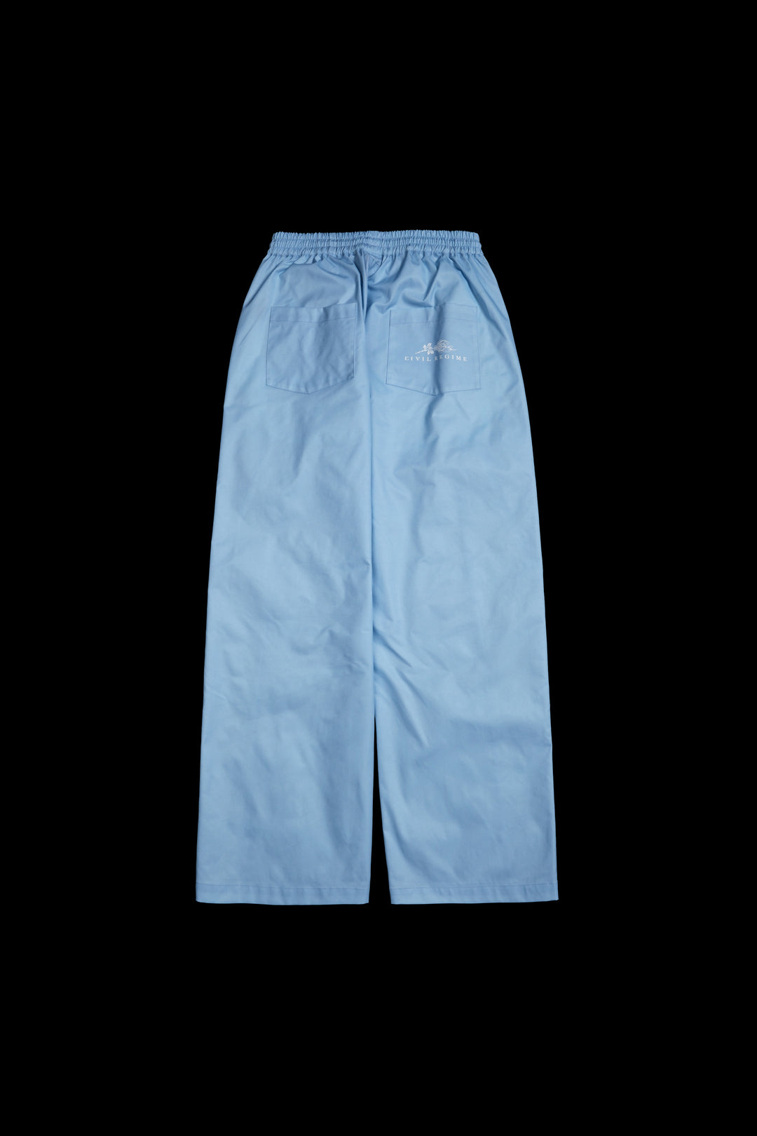 Bubble Trouble Track Pants in Pale Blue
