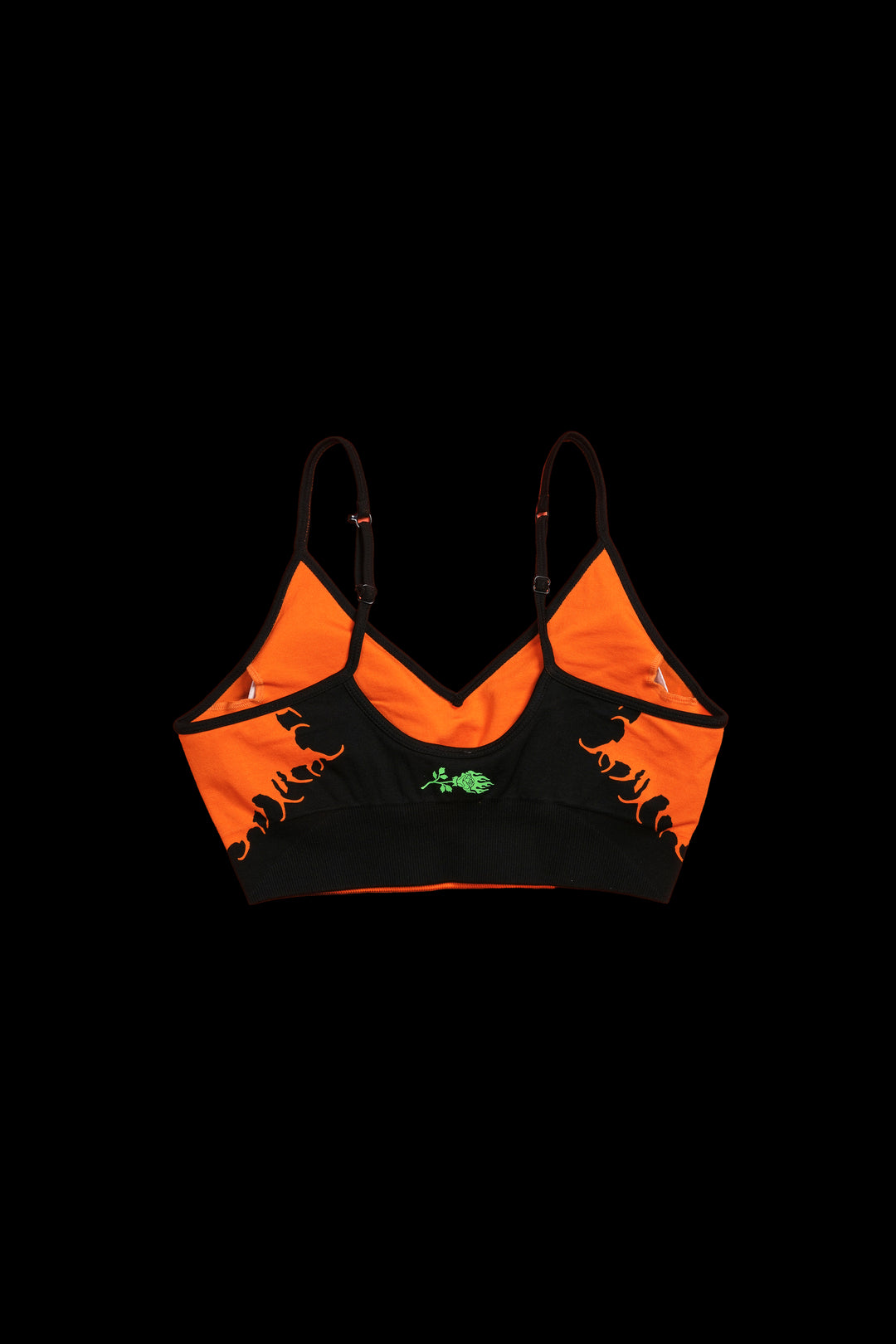 Rose Rage Kelly Seamless Bra in Black