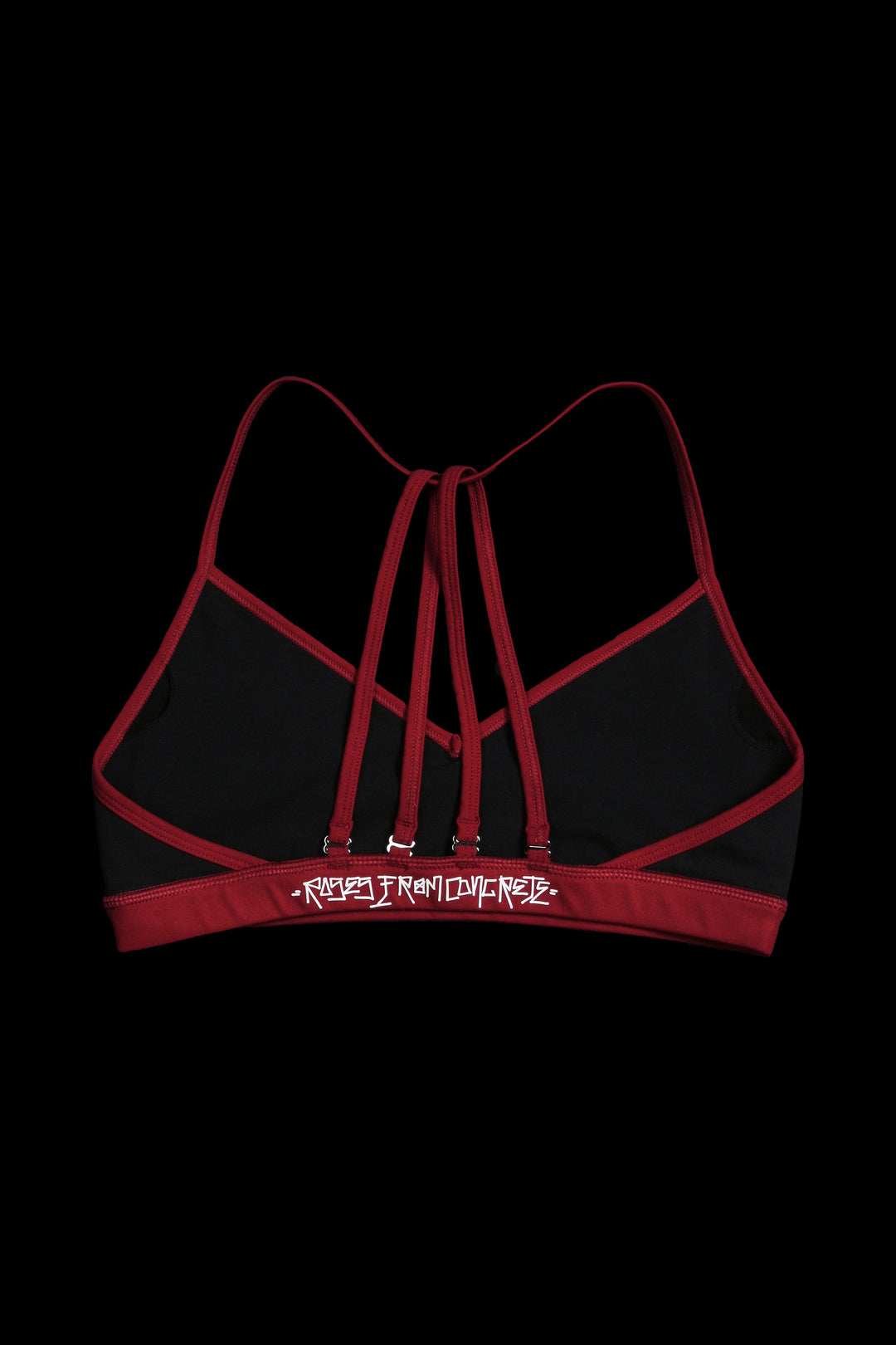 No Mercy Nahstia Energy Bra in Black/Red
