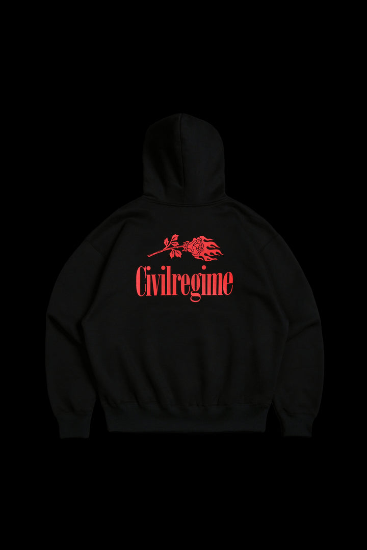 Classic 90's Mickey Regime Hoodie in Black