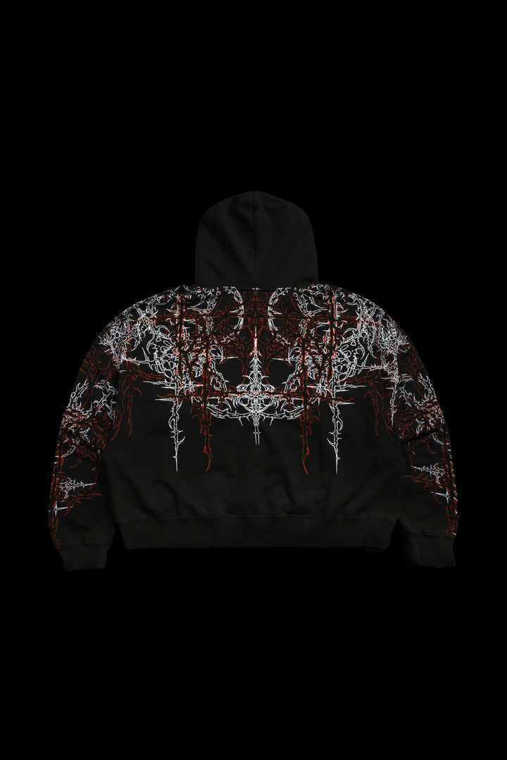 Lucid Odin Hoodie in Vintage Black/Hallow Orange