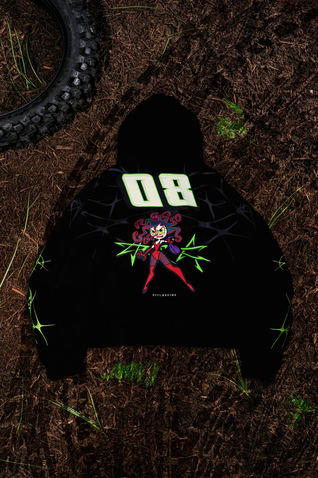 To The Rescue Odin Hoodie in Black