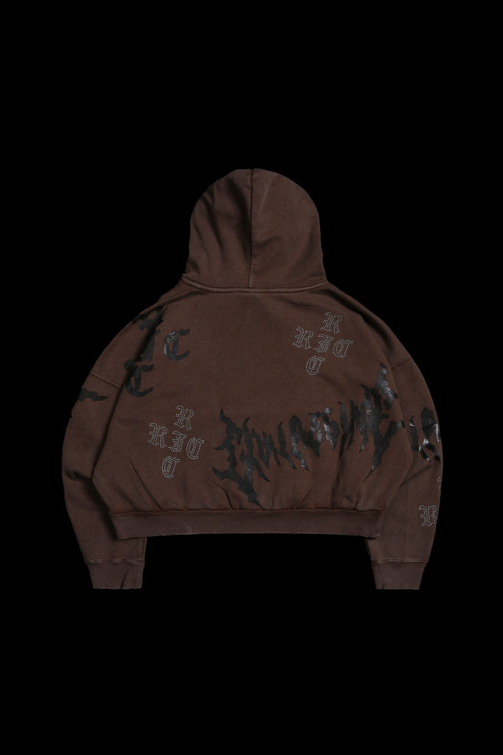 Eternal Chaos Odin Hoodie in Sun Faded Brown
